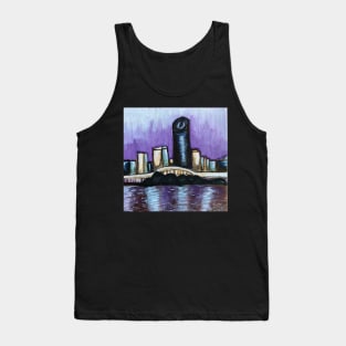 Brisbane River Print Tank Top